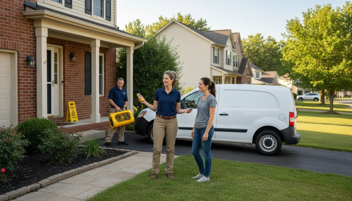 Water restoration image for Home Water Damage Repair in Hollytree, AL